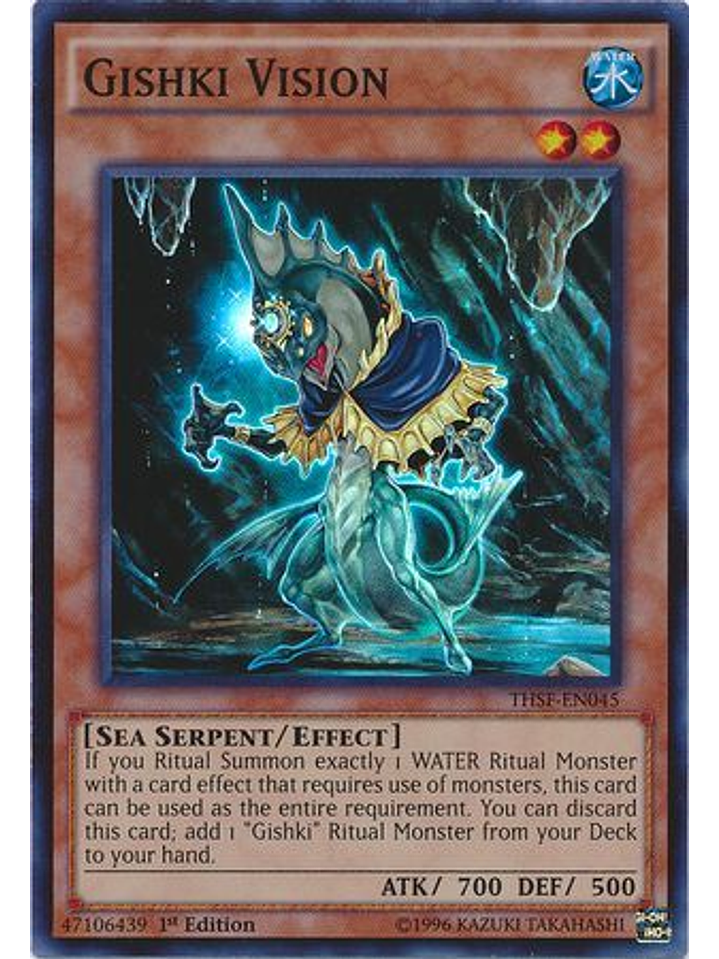 Gishki Vision - THSF-EN045 - Super Rare 1st Edition 1