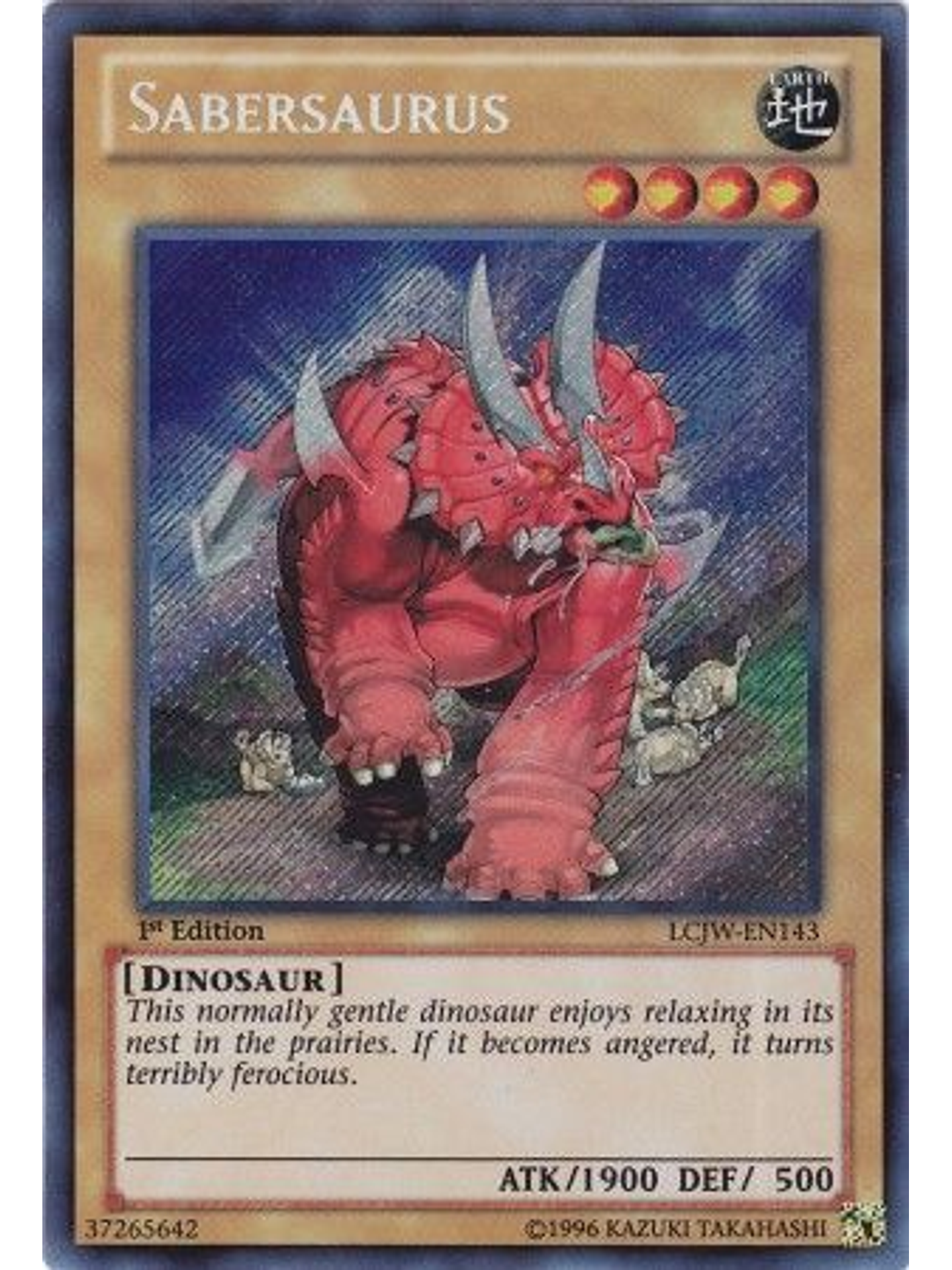 Sabersaurus - LCJW-EN143 - Secret Rare 1