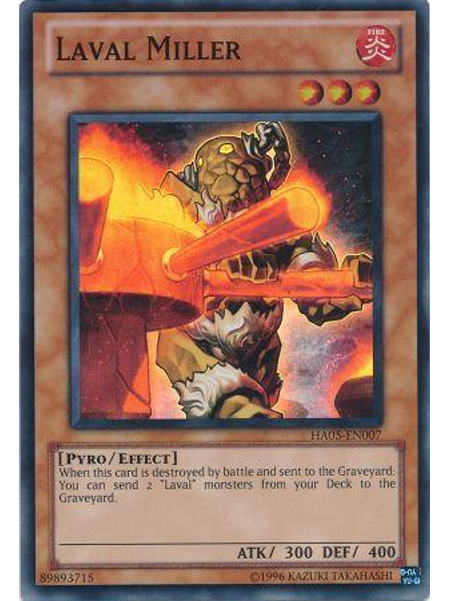 Laval Miller - HA05-EN007 - Super Rare Unlimited Edition 1