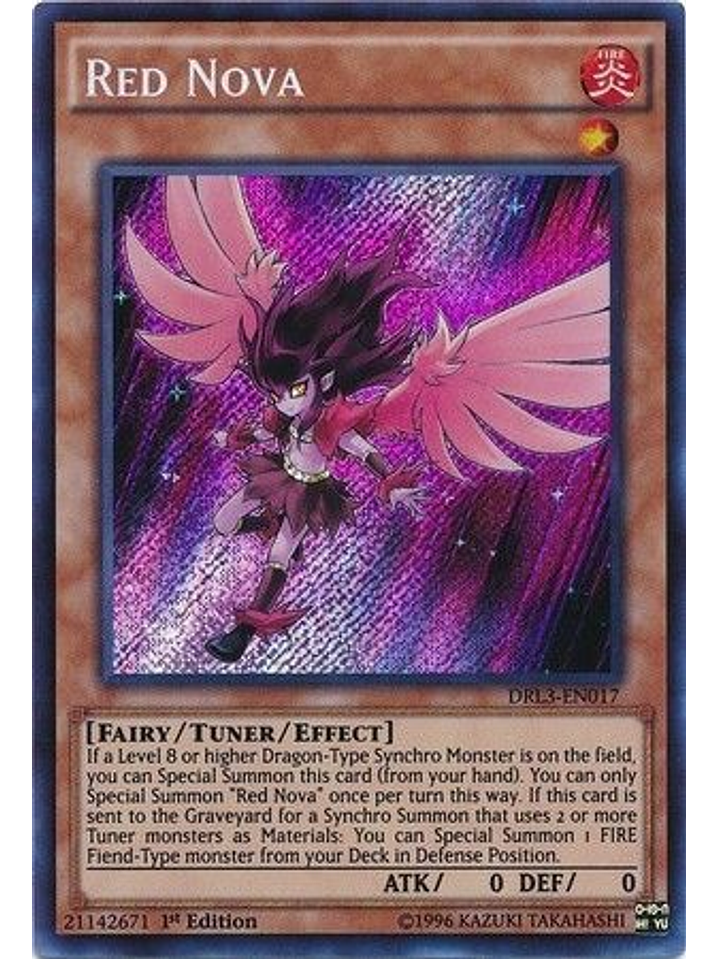 Red Nova - DRL3-EN017 - Secret Rare 1st Edition 1