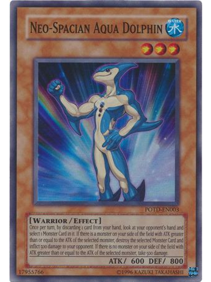 Neo-Spacian Aqua Dolphin - POTD-EN003 - Super Rare Unlimited 1