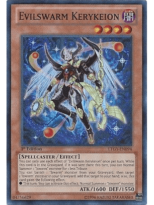 Evilswarm Kerykeion - LTGY-EN094 - Super Rare 1st Edition