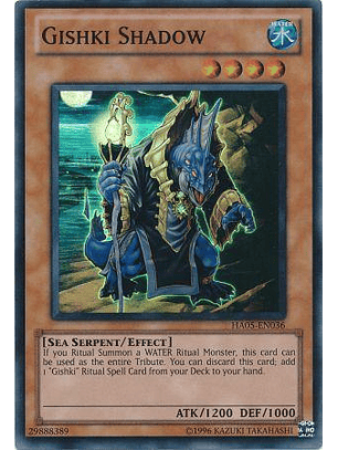 Gishki Shadow - HA05-EN036 - Super Rare Unlimited Edition