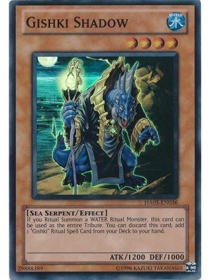 Gishki Shadow - HA05-EN036 - Super Rare Unlimited Edition 1