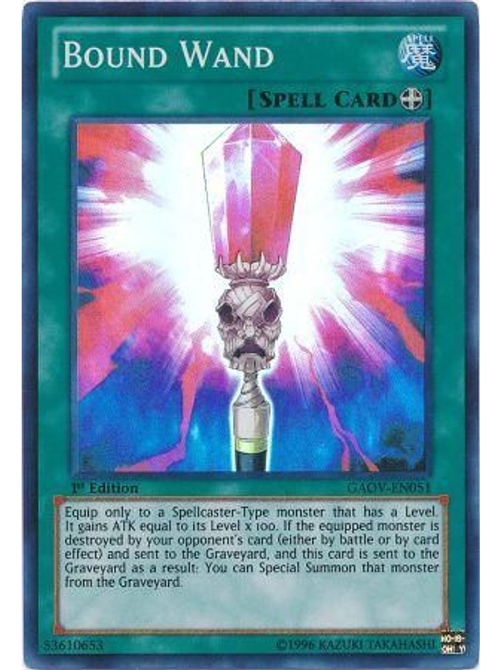 Bound Wand - GAOV-EN051 - Super Rare 1st Edition 1