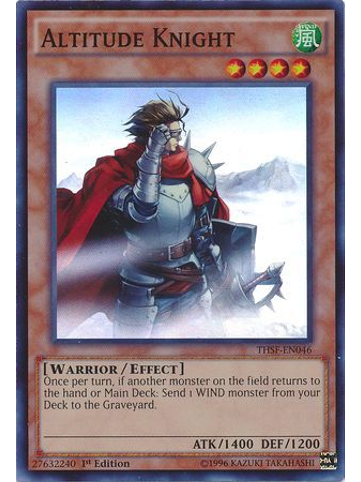 Altitude Knight - THSF-EN046 - Super Rare 1st Edition 1