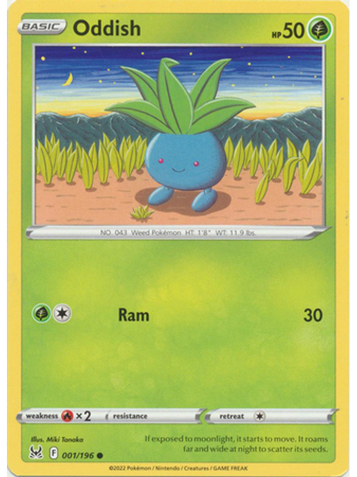 Oddish - 001/196 - Common 1