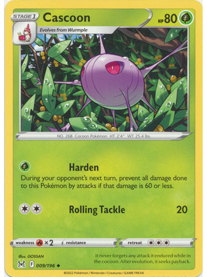 Cascoon - 009/196 - Uncommon 1