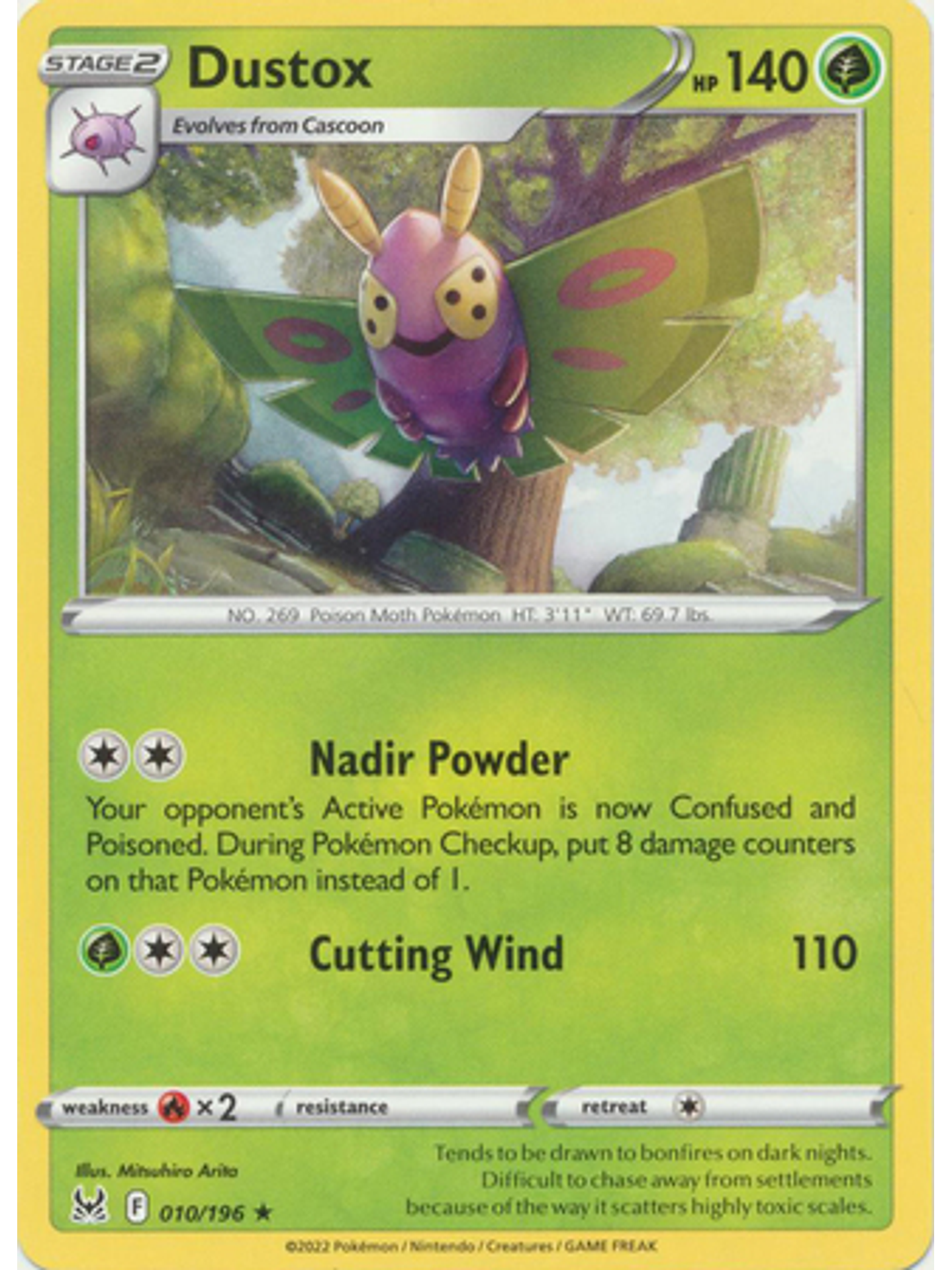 Dustox - 010/196 - Rare 1