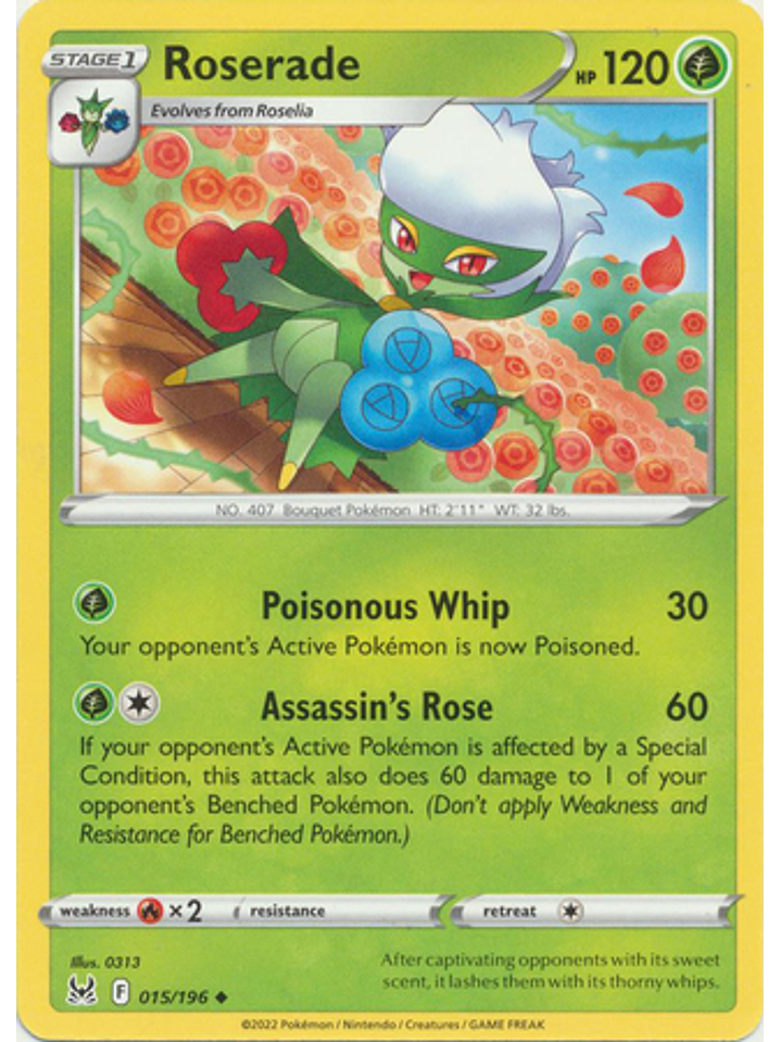 Roserade - 015/196 - Uncommon 1