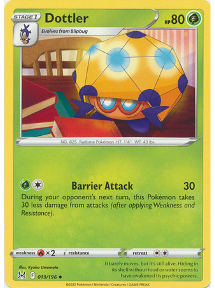 Dottler - 019/196 - Uncommon 1