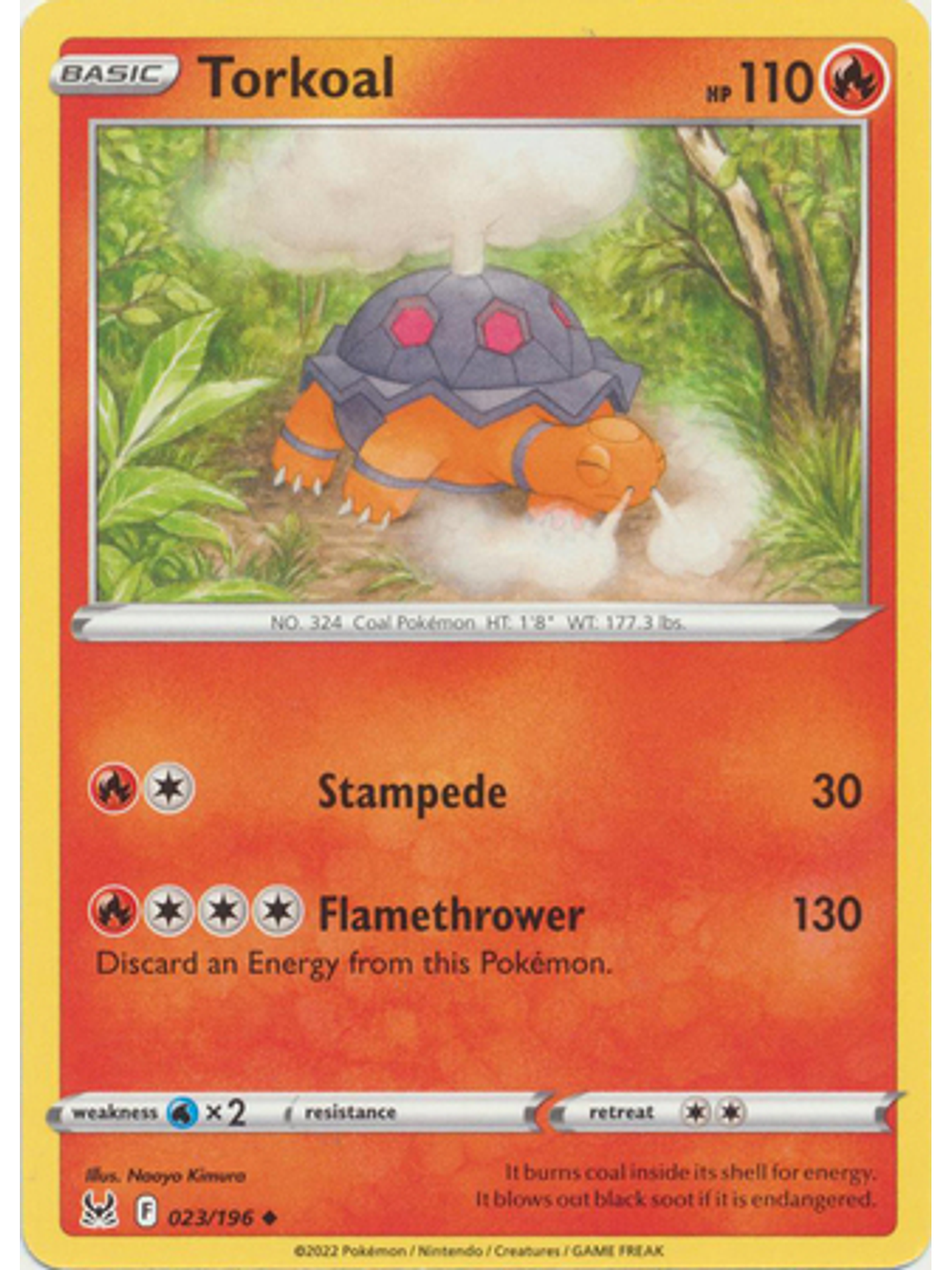 Torkoal - 023/196 - Uncommon 1