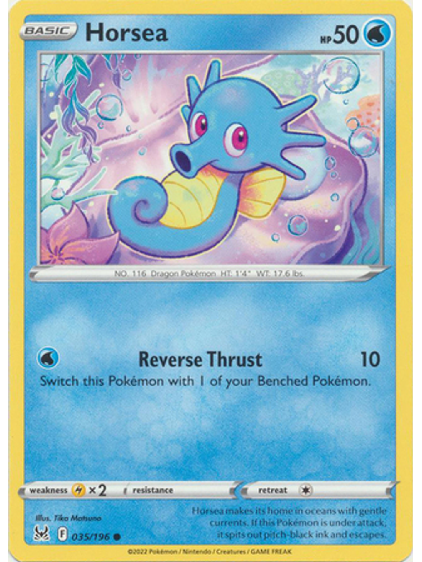 Horsea - 035/196 - Common 1