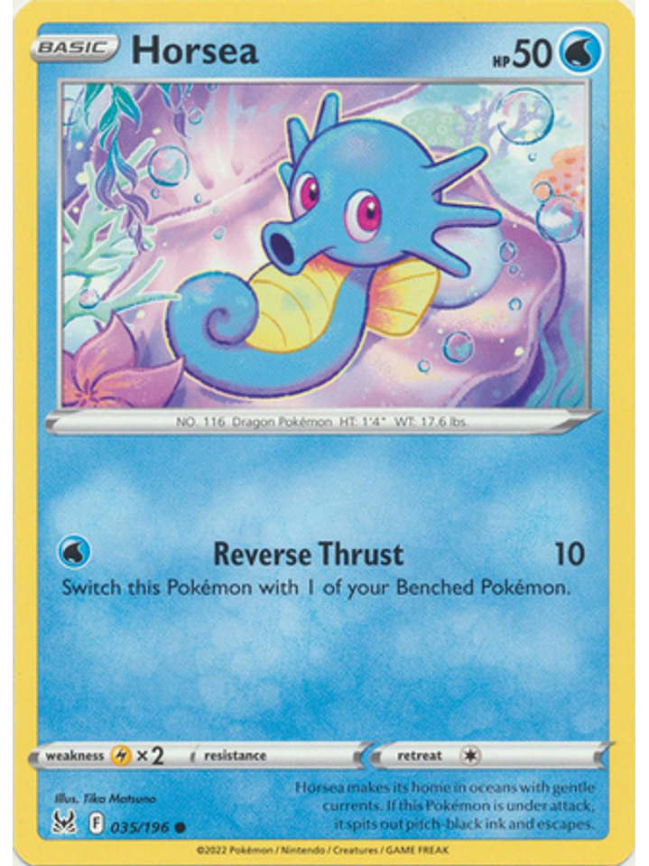 Horsea - 035/196 - Common 1