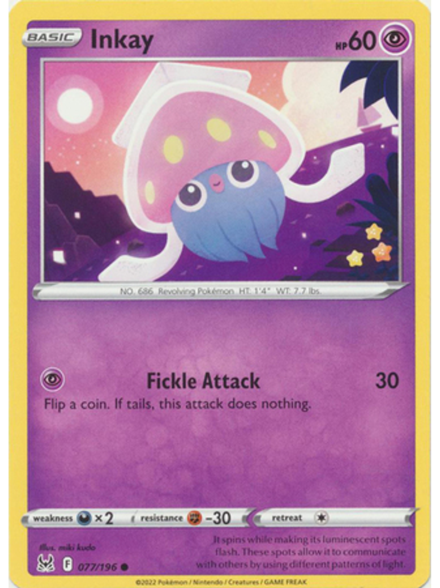 Inkay - 077/196 - Common 1