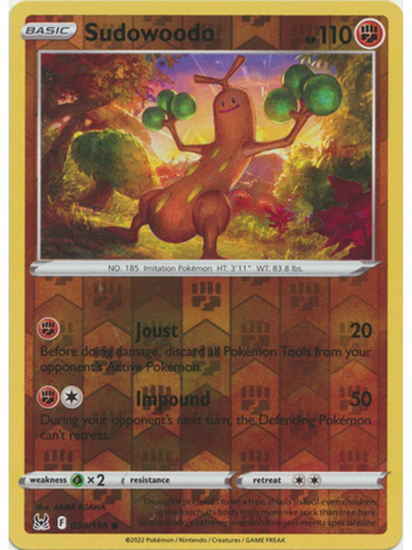 Sudowoodo - 094/196 - Common 1
