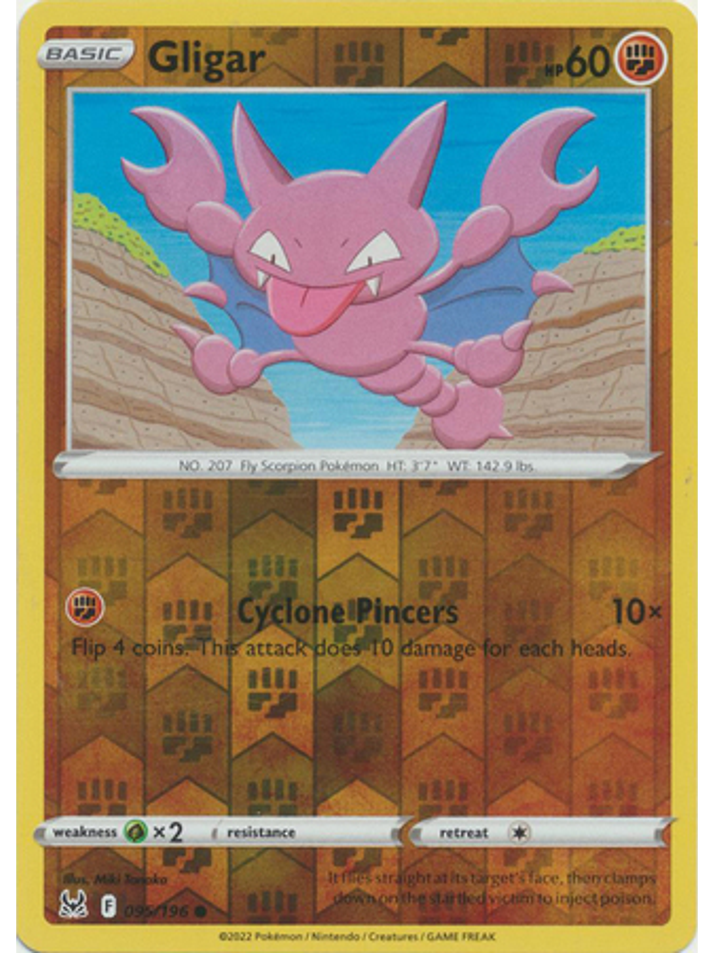Gligar - 095/196 - Common Reverse Holo 1
