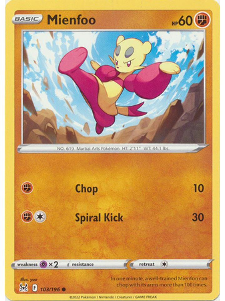 Mienfoo - 103/196 - Common 1