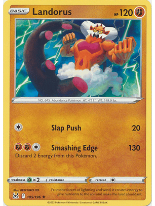 Landorus - 105/196 - Rare