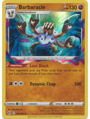 Barbaracle - 107/196 - Holo Rare