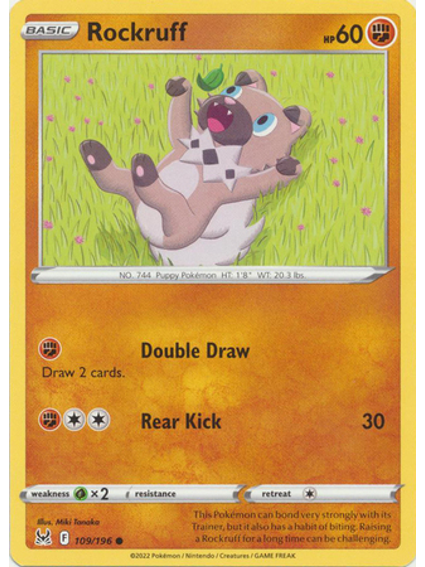 Rockruff - 109/196 - Common 1