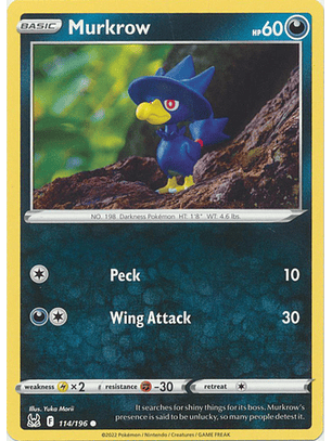 Murkrow - 114/196 - Common