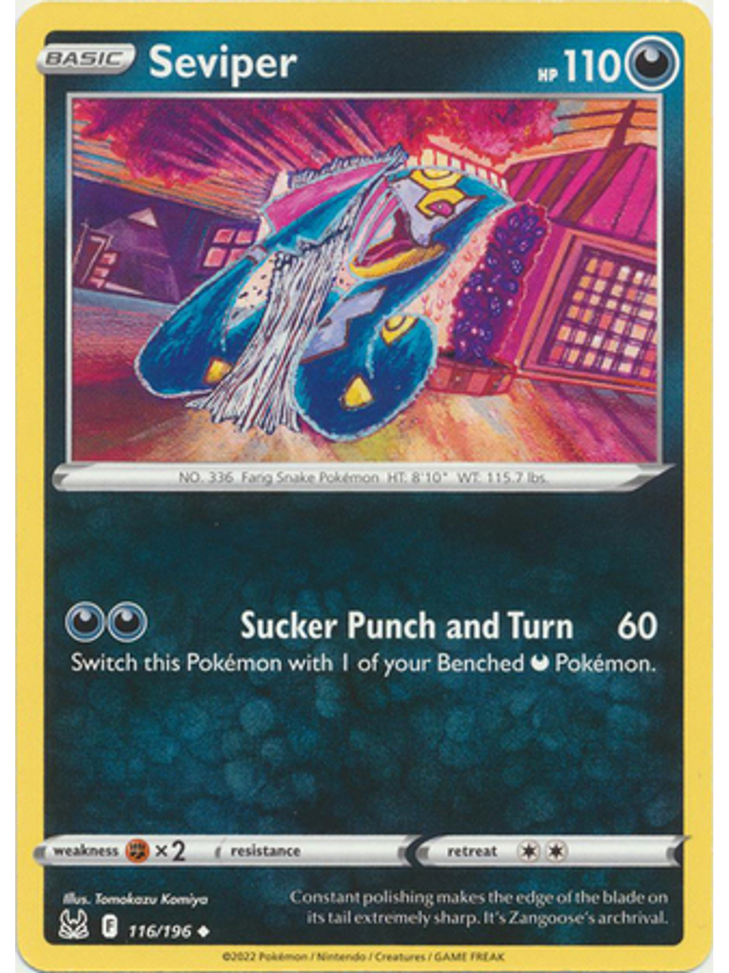 Seviper - 116/196 - Uncommon 1