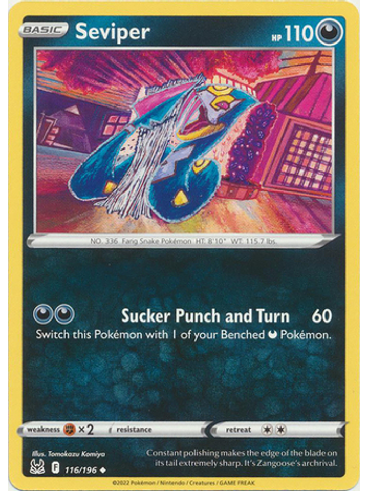 Seviper - 116/196 - Uncommon 1