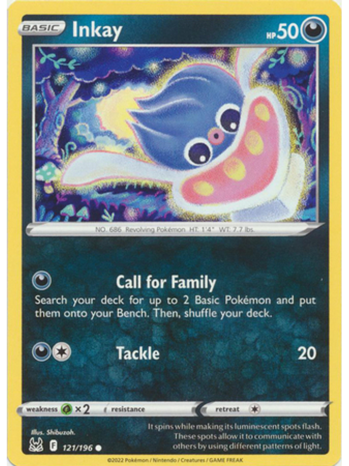 Inkay - 121/196 - Common 1