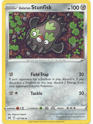 Galarian Stunfisk - 127/196 - Uncommon