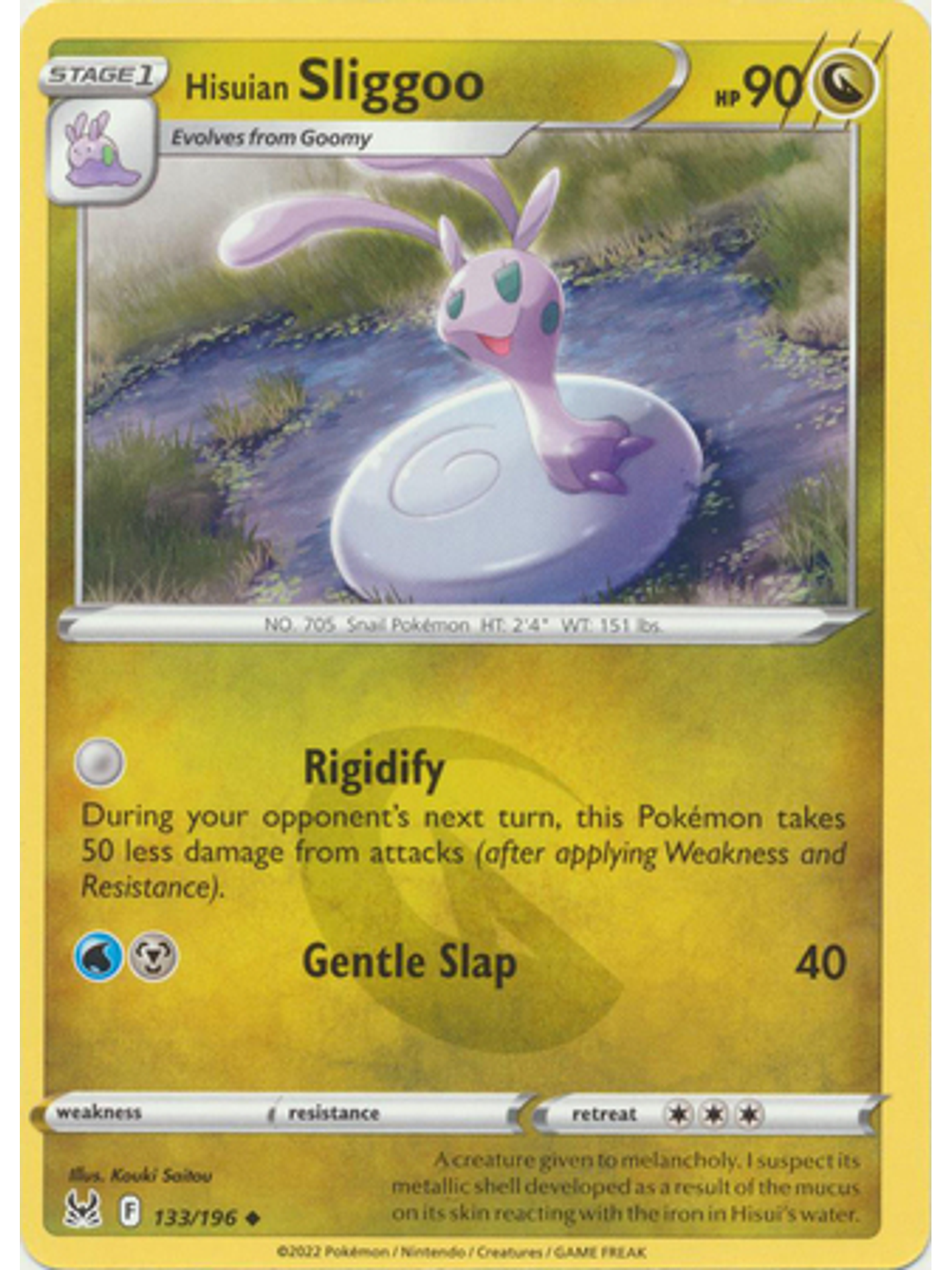 Hisuian Sliggoo - 133/196 - Uncommon 1