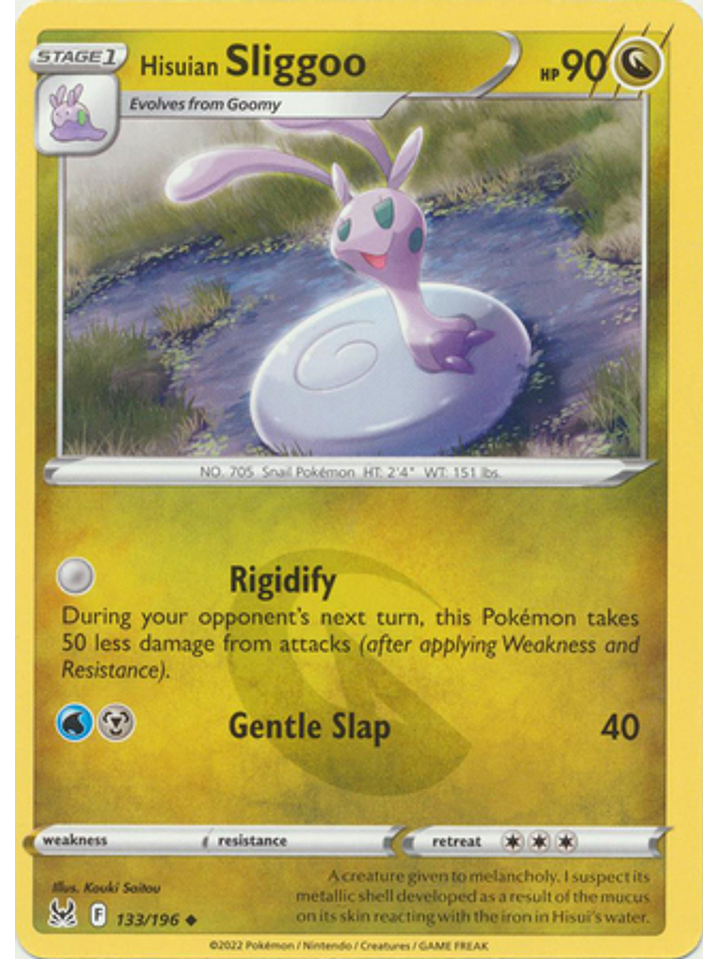 Hisuian Sliggoo - 133/196 - Uncommon 1