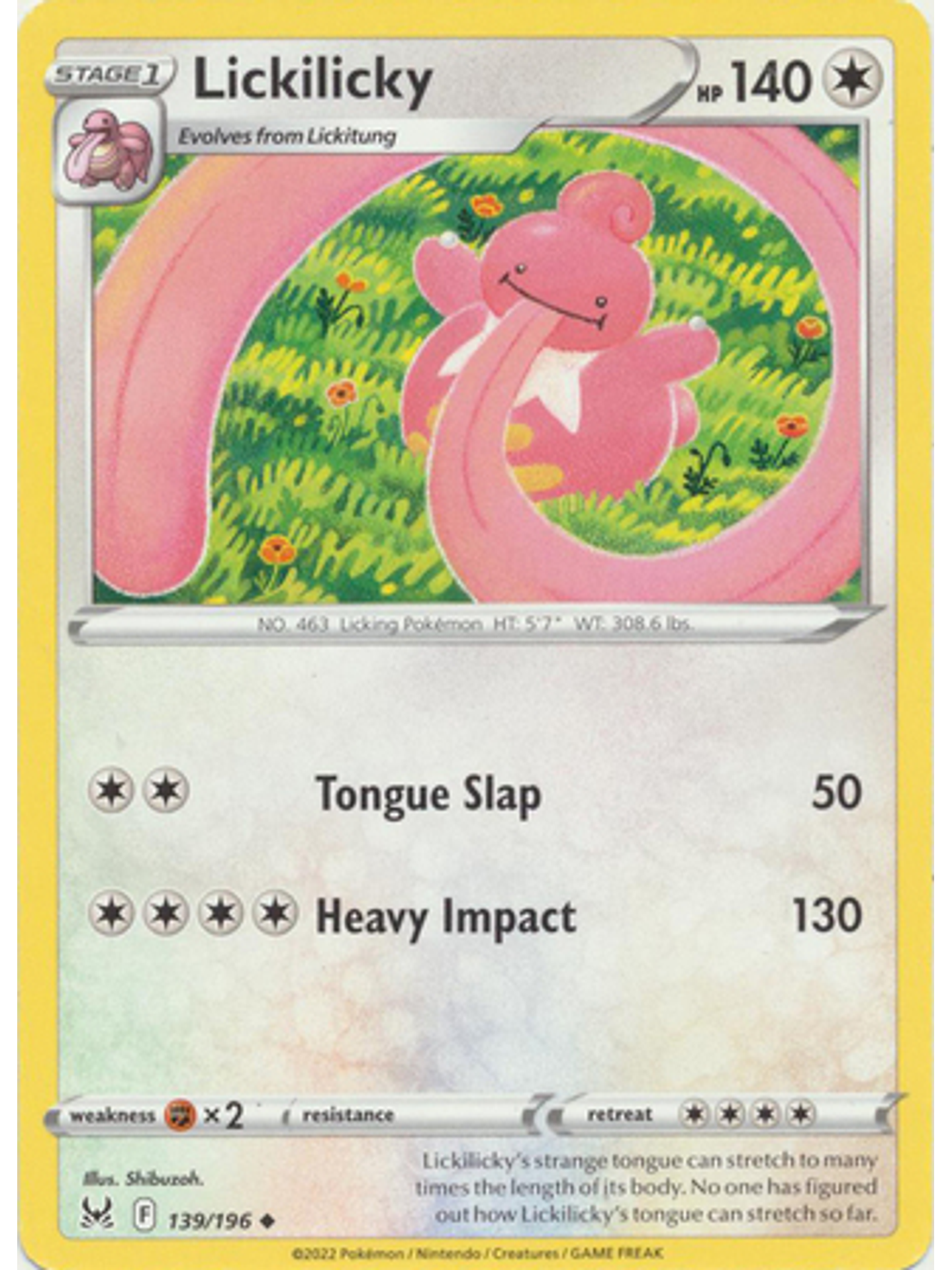 Lickilicky - 139/196 - Uncommon 1