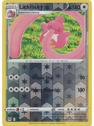 Lickilicky - 139/196 - Uncommon Reverse Holo