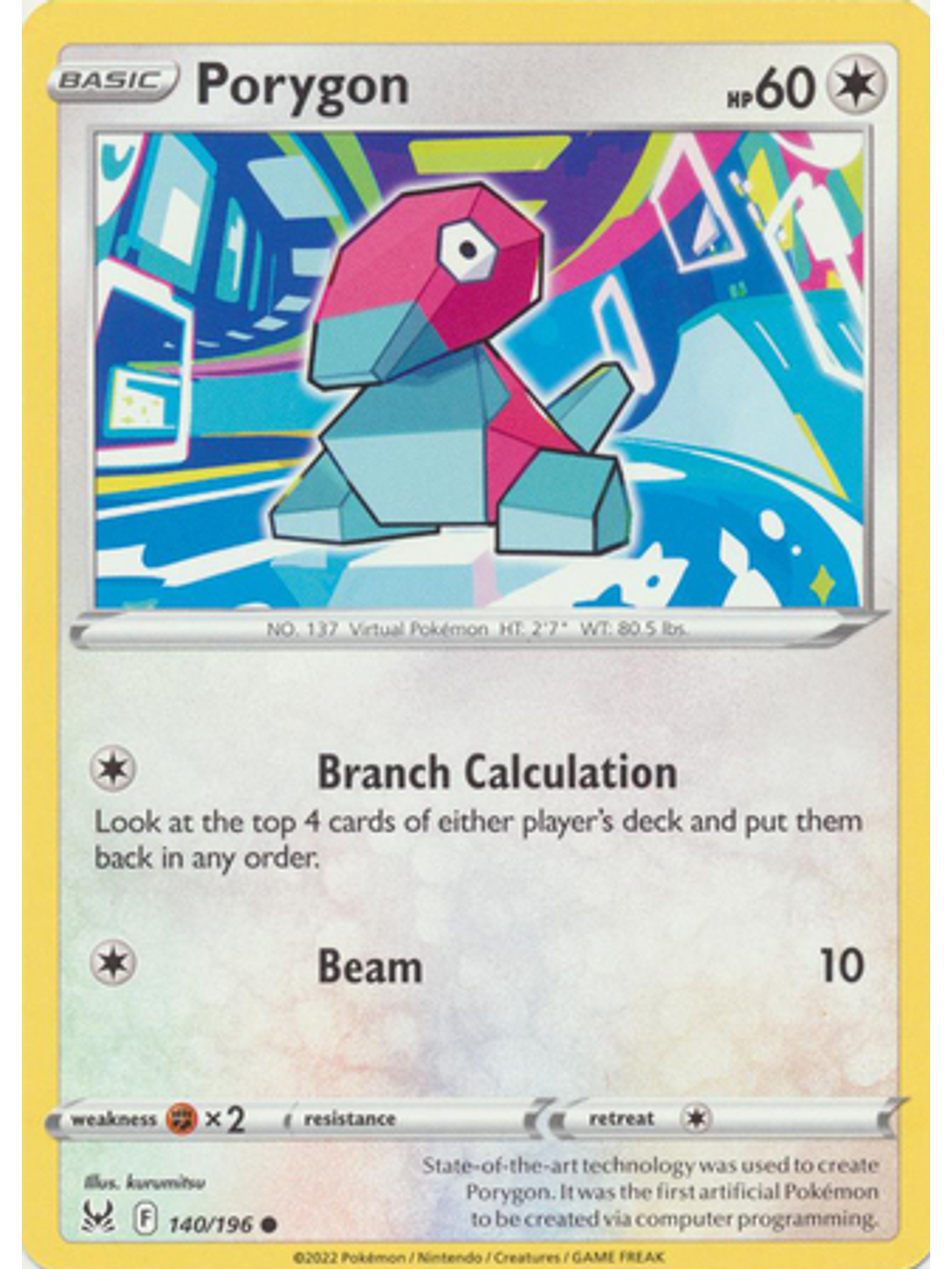 Porygon - 140/196 - Common 1