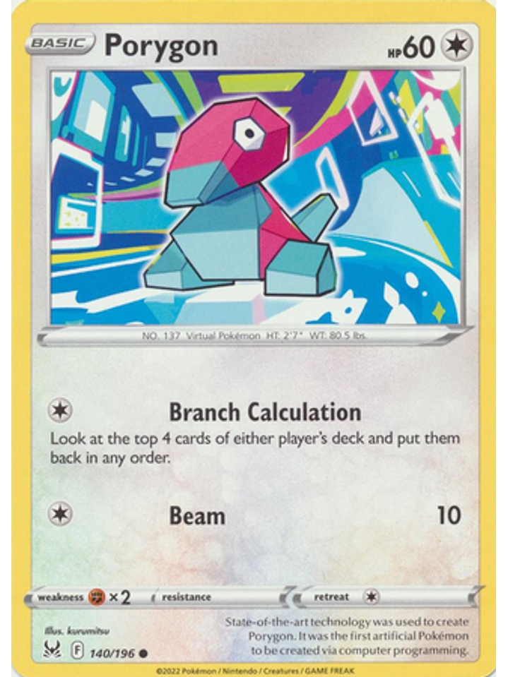 Porygon - 140/196 - Common 1