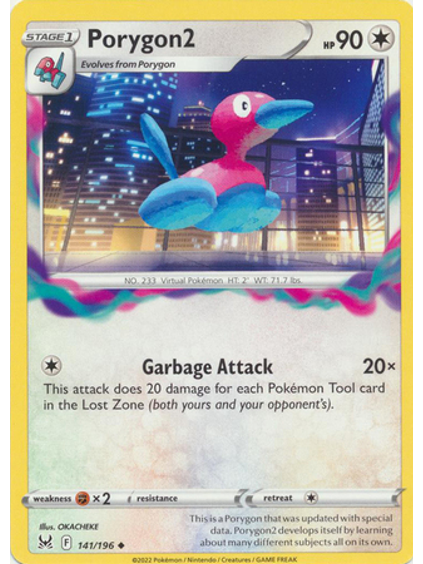 Porygon2 - 141/196 - Uncommon 1