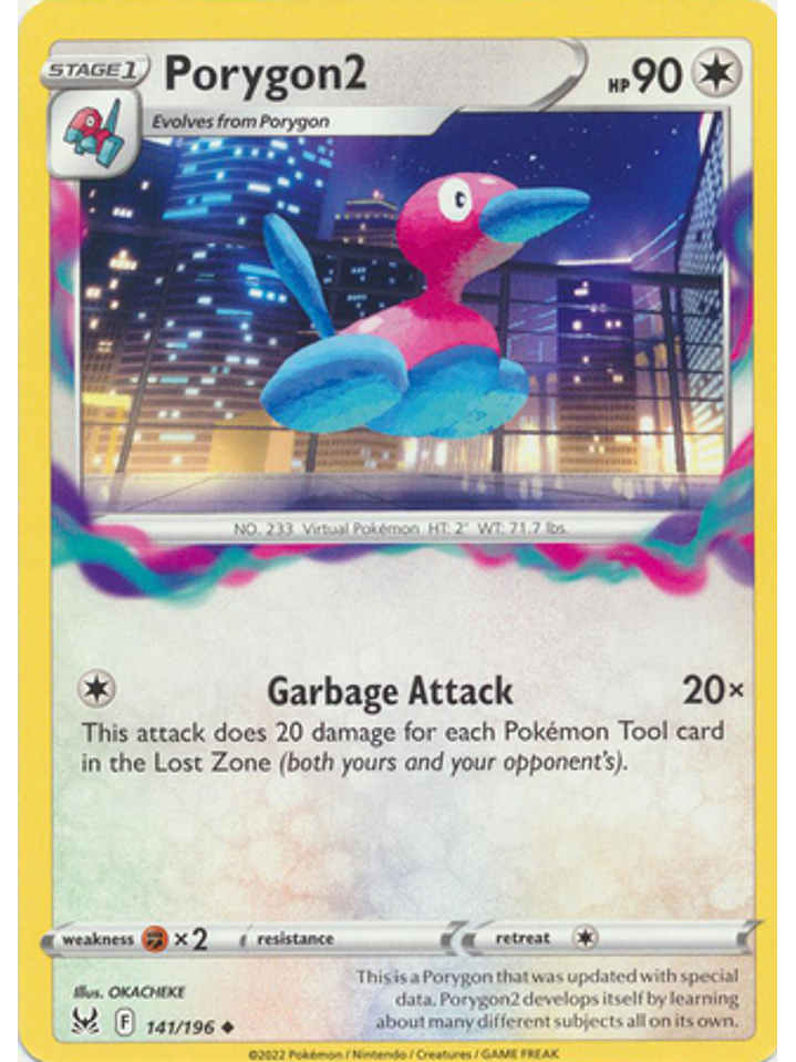 Porygon2 - 141/196 - Uncommon 1