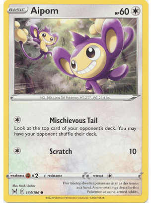 Aipom - 144/196 - Common