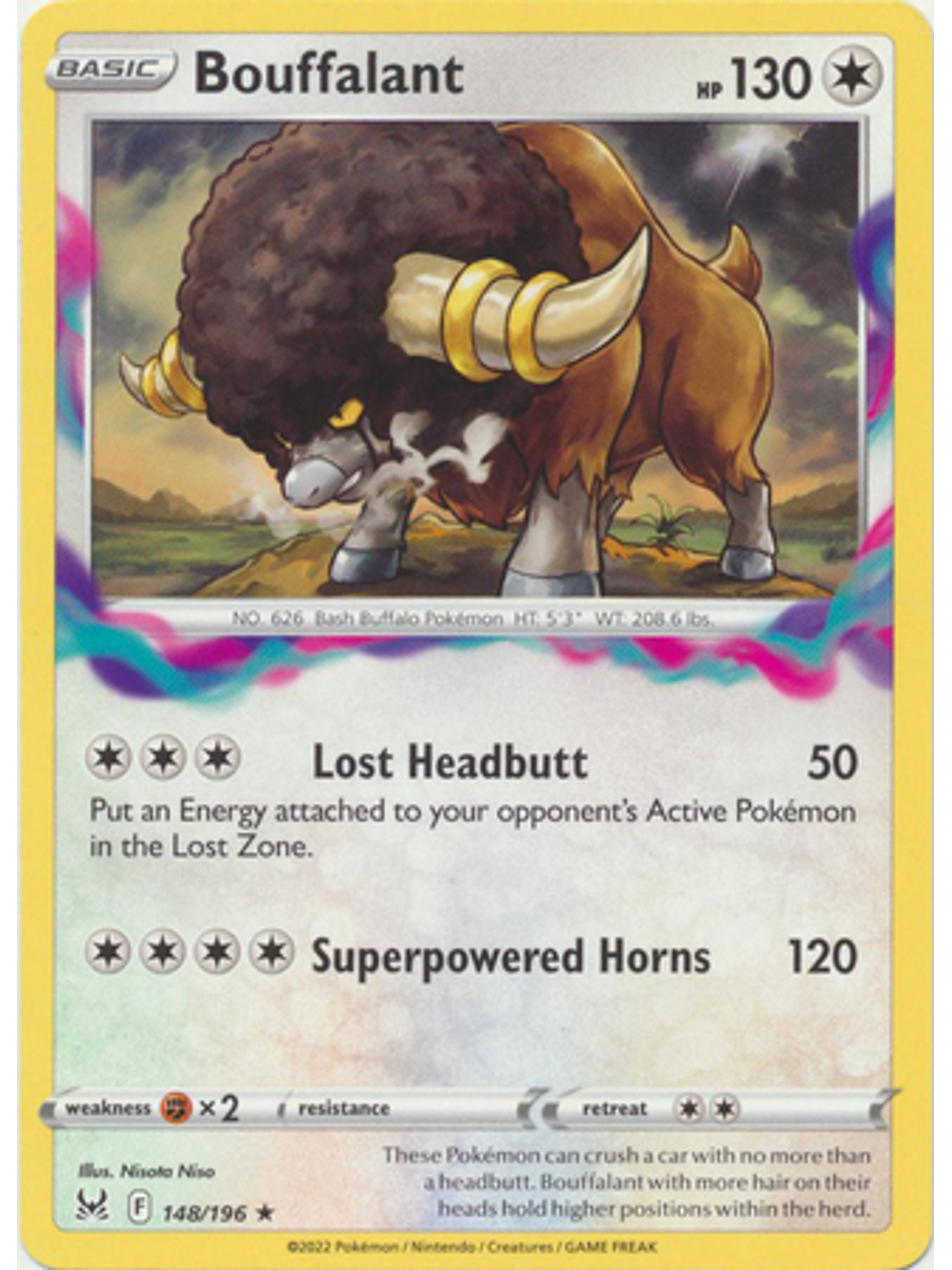 Bouffalant - 148/196 - Rare 1