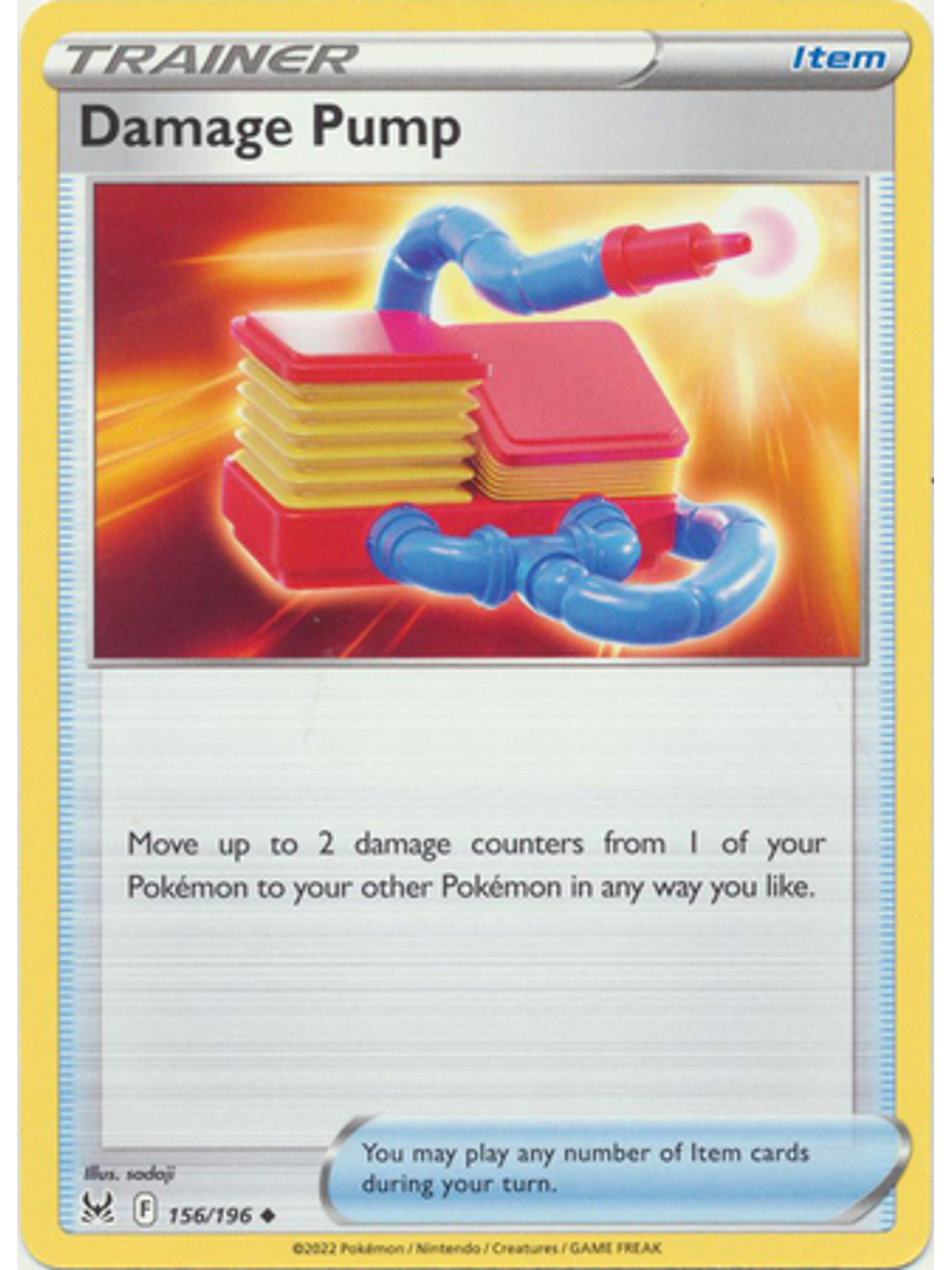 Damage Pump - 156/196 - Uncommon 1