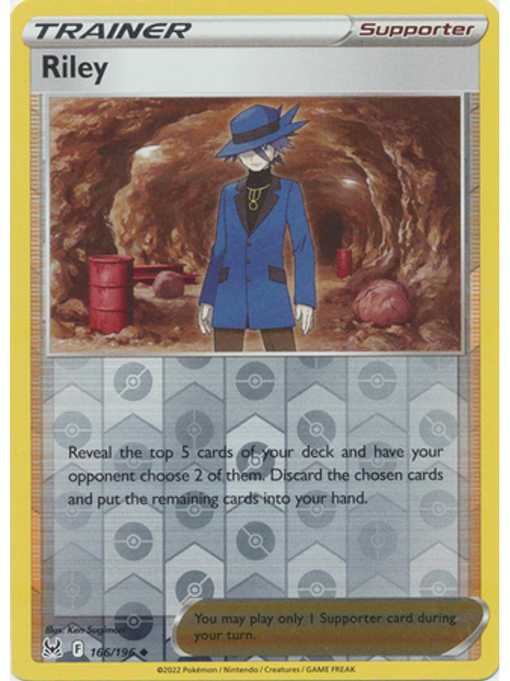 Riley - 166/196 - Uncommon Reverse Holo 1