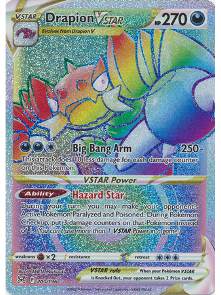 Drapion VSTAR - 200/196 - Hyper Rare 1