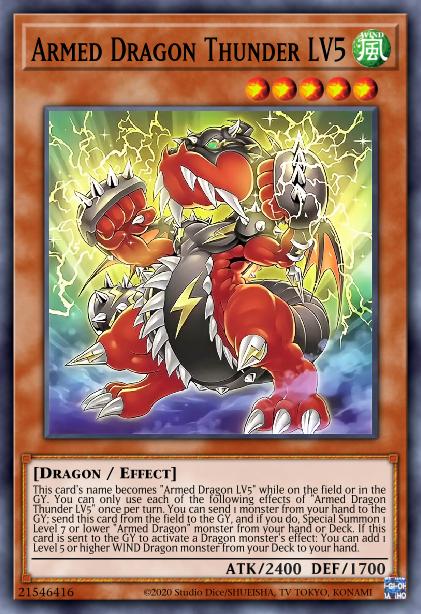 Armed Dragon Thunder LV5 - MP22-EN003 - Common 1st Edition