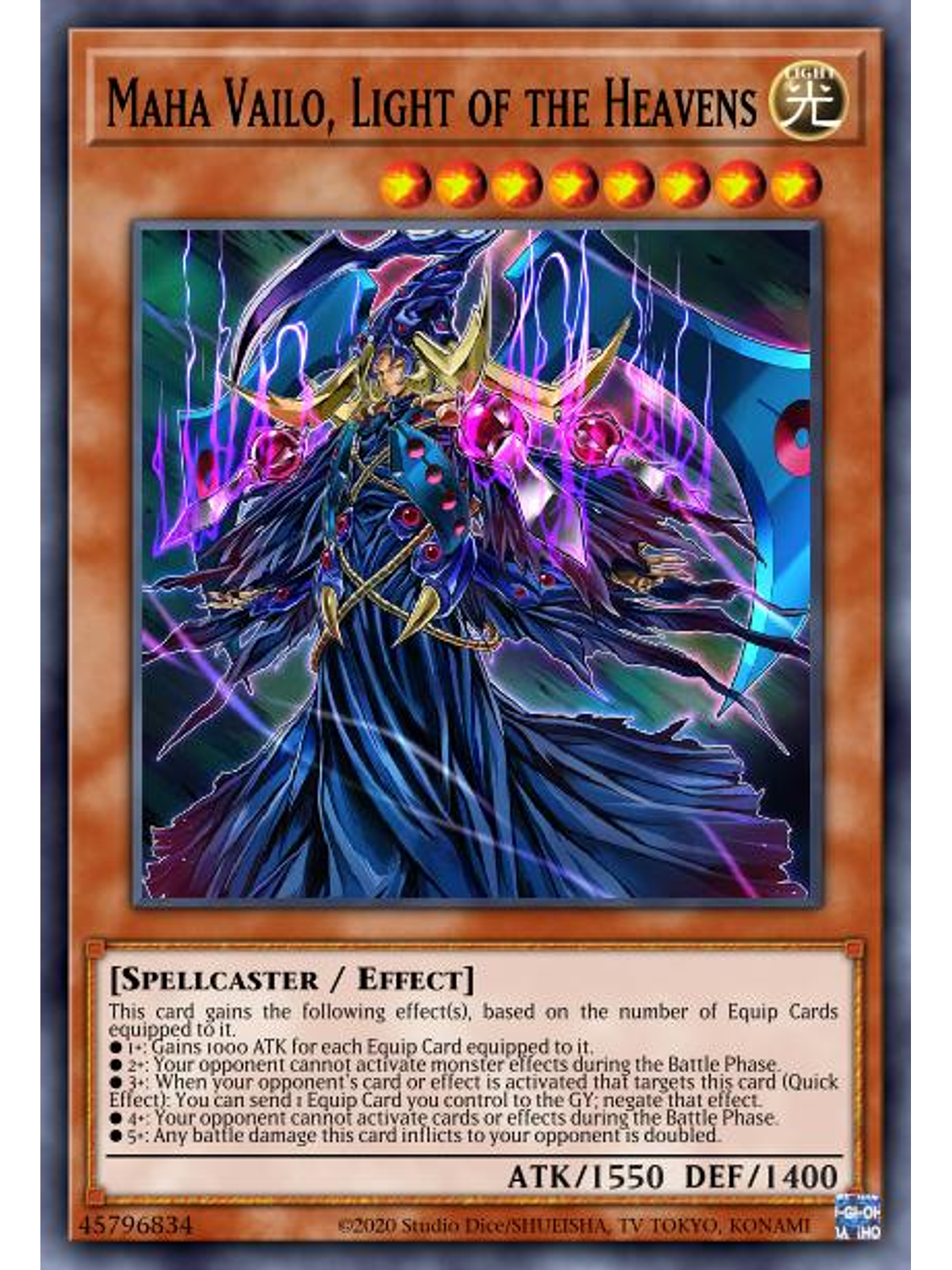 Maha Vailo, Light of the Heavens - MP22-EN013 - Rare 1st Edition 1