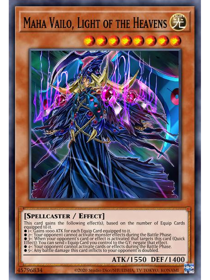 Maha Vailo, Light of the Heavens - MP22-EN013 - Rare 1st Edition 1