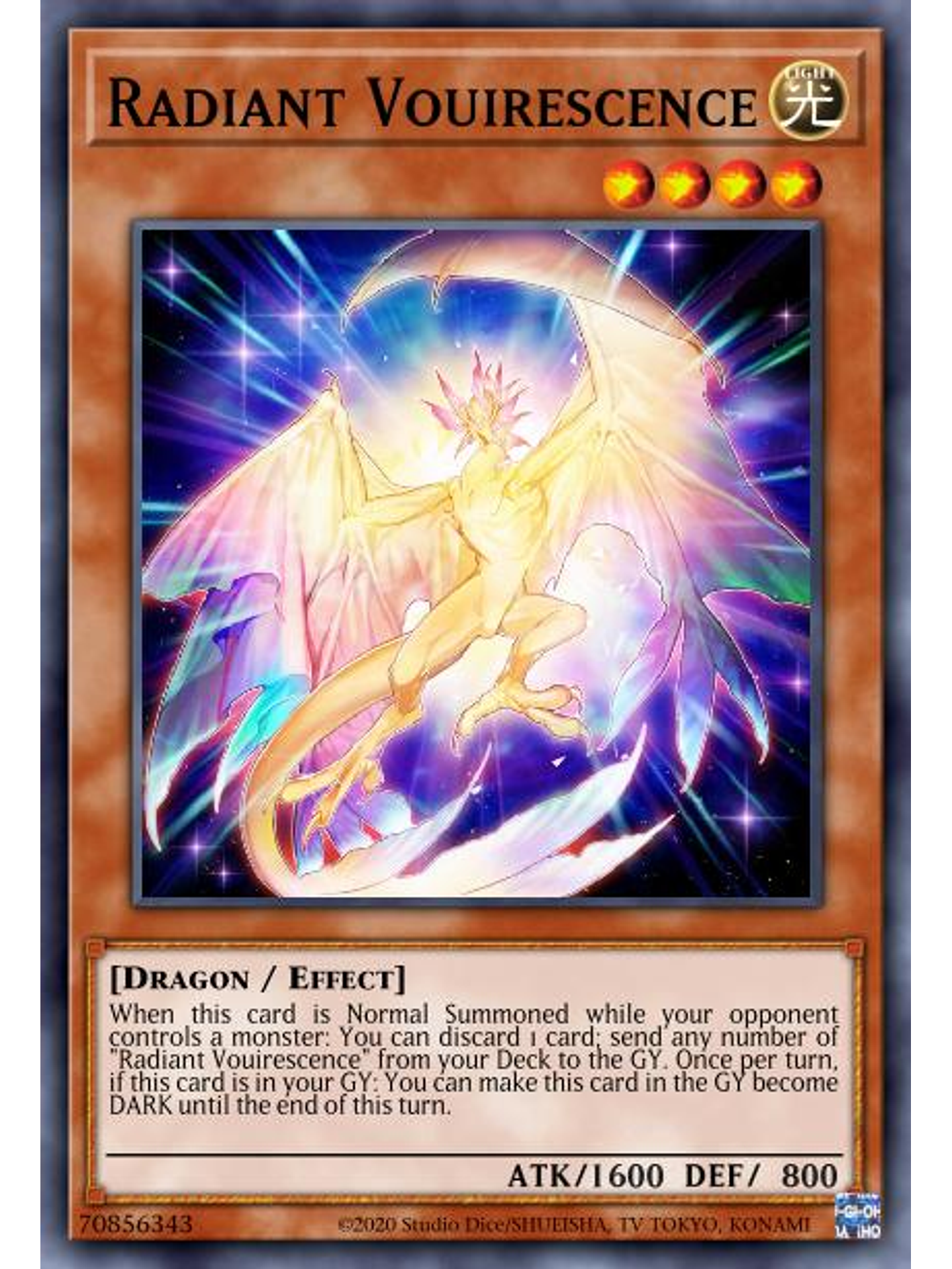 Radiant Vouirescence - MP22-EN018 - Super Rare 1st Edition 1