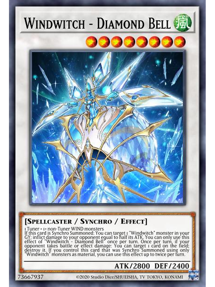 Windwitch - Diamond Bell - MP22-EN023 - Rare 1st Edition 1