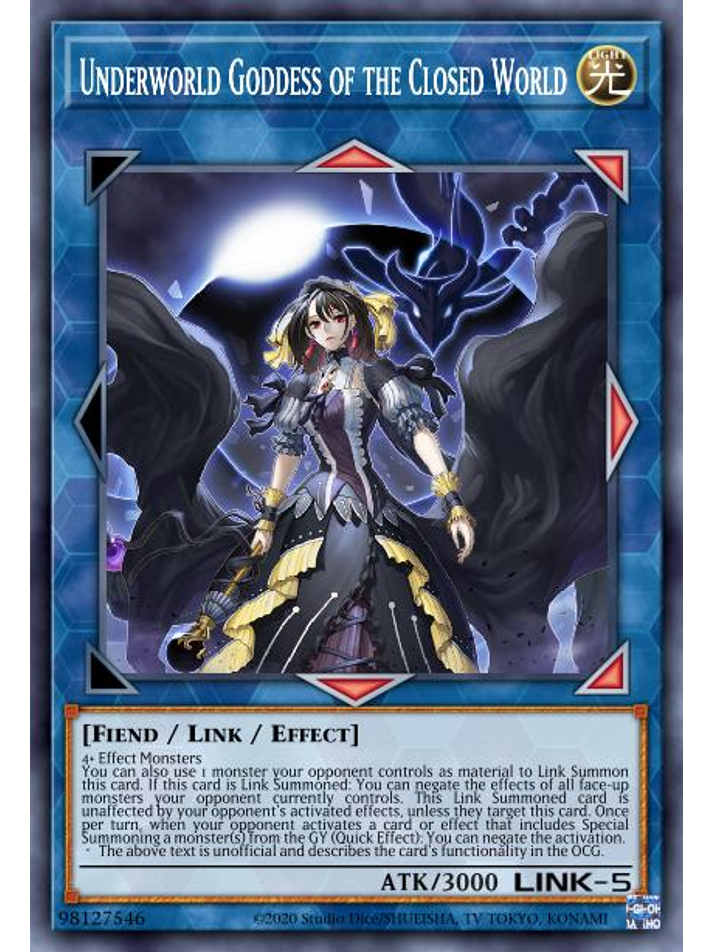 Underworld Goddess of the Closed World - MP22-EN028 - Prismatic Secret Rare 1st Edition 1