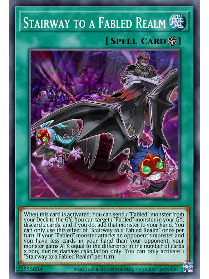 Stairway to a Fabled Realm - MP22-EN034 - Common 1st Edition 1